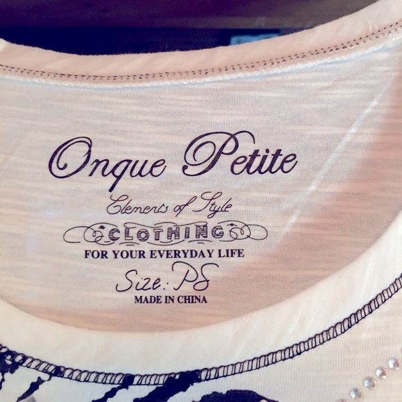 🆕Gorgeous NWT black n white sparkle shirt - Picture 13 of 14